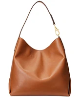 Lauren Ralph Lauren Kassie Large Leather Shoulder Bag