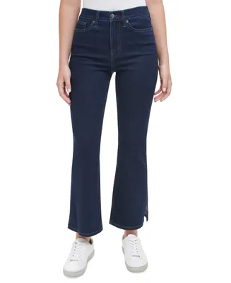 Calvin Klein Jeans Petite Super High-Rise Flare-Hem