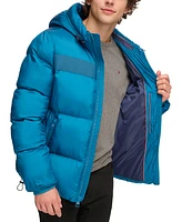 Tommy Hilfger Men's New Ghost Logo Print Puffer Jacket