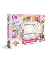 Geoffrey's Toy Box Diy Tea Party Paint-Your-Own 21 Pieces Tea Set, Created for Macy's