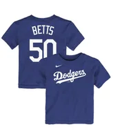 Nike Toddler Los Angeles Dodgers Name and Number Player T-Shirt - Mookie Betts