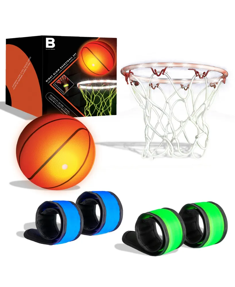 Black Series Night Glow Basketball Set