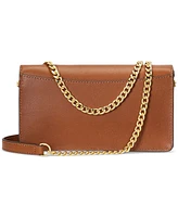 Lauren Ralph Lauren Leather Crossbody Tech Case