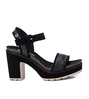 Women's Heeled Suede Sandals By Xti