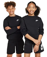 Nike Big Kids Sportswear Club Fleece Classic-Fit Sweatshirt