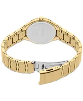 Seiko Women's Essentials Gold-Tone Stainless Steel Bracelet Watch 30mm