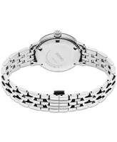 Seiko Women's Automatic Presage Diamond (1/10 ct. t.w.) Stainless Steel Bracelet Watch 30mm