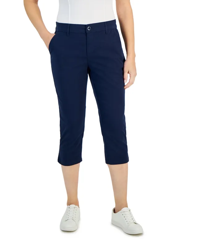 m jeans by maurices™ Curvy High Rise Ripped Capri