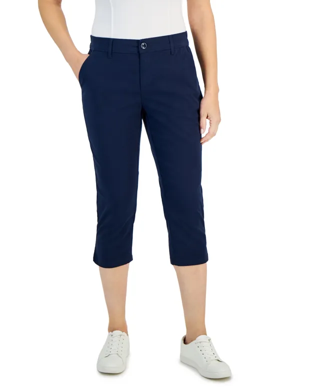 Style & Co Women's Mid-Rise Comfort Waist Capri Pants, Created for Macy's