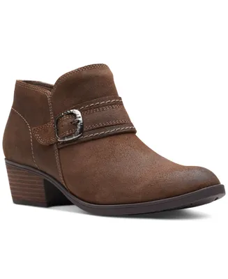 Clarks Women's Charlten Bay Buckled Ankle Booties