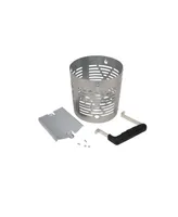 Char-Broil 8011461 Half-Time Charcoal Chimney Starter, Silver