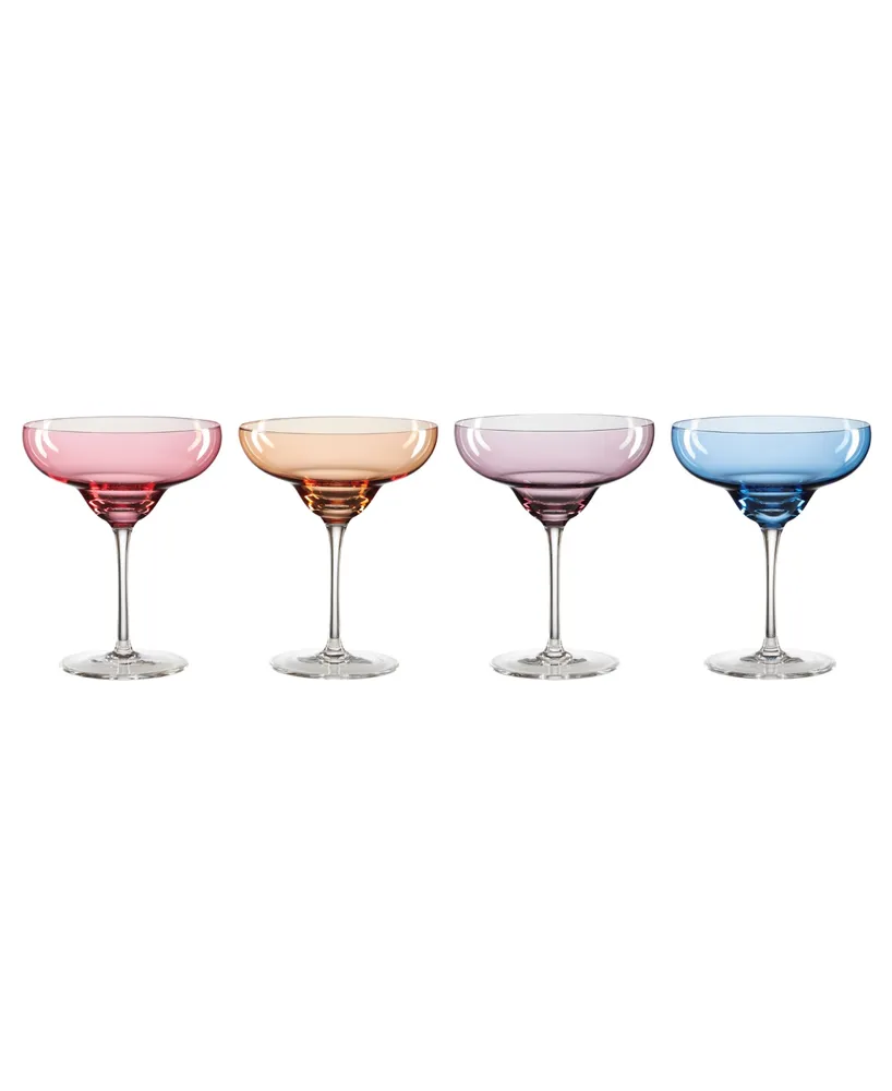 Oneida True Colors Margarita Glasses, Set of 4