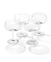 Oneida Mingle Cocktail Glasses, Set of 4