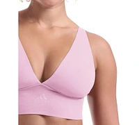 adidas Intimates Women's Longline Plunge Light Support Bra 4A7H69