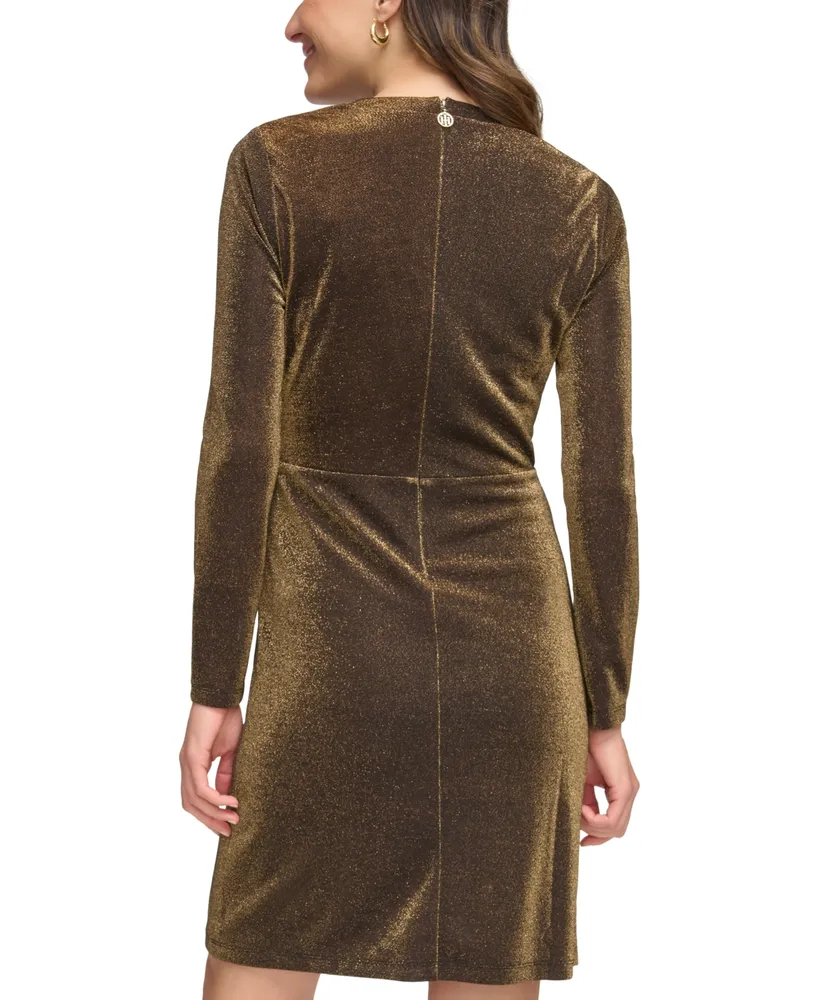 Tommy Hilfiger Women's Metallic Sheath Dress