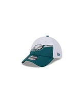 Men's New Era White, Midnight Green Philadelphia Eagles 2023 Sideline 39THIRTY Flex Hat