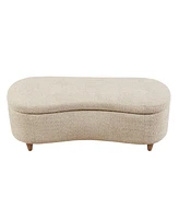 Ink+Ivy Bailey 48"W Boucle Flip Top Storage Bench