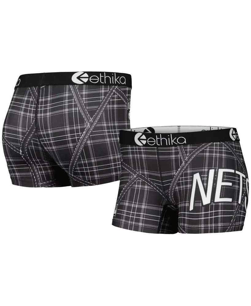 Ethika Women's Ethika Black Brooklyn Nets Staple Underwear