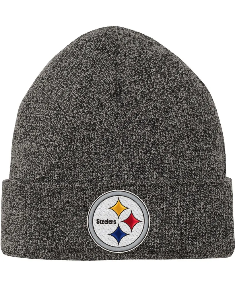 Pittsburgh Steelers New Era Youth Identity Cuffed Knit Hat - Black