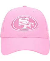 Big Girls '47 Brand Pink San Francisco 49ers Rose Mvp Adjustable Hat