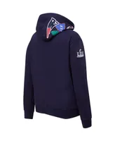 Women's Pro Standard Navy New England Patriots Local Patch Pullover Hoodie