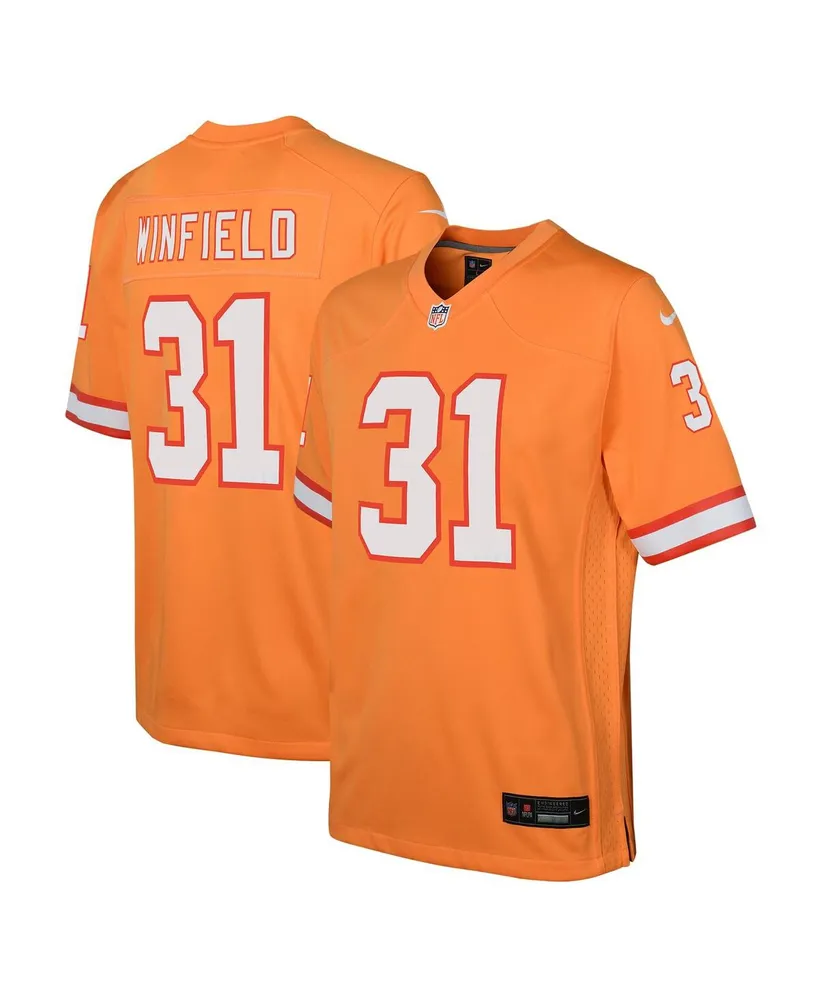 Big Boys Nike Antoine Winfield Jr. Orange Tampa Bay Buccaneers Throwback Game Jersey