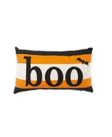 Evergreen Boo Lumbar Pillow 20"x12"