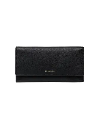 Ladies Leather Flap-Clutch Wallet