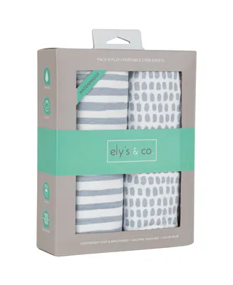 Ely's & Co. Waterproof Pack N Play Portable Crib Sheet ( of 2 )