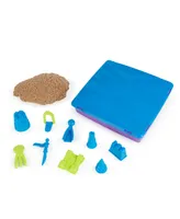 Kinetic Sand, Deluxe Beach Castle Playset with 2.5Lbs of Beach Sand, includes Molds and Tools, Sensory Toys for Kids Ages 5 Plus - Multi