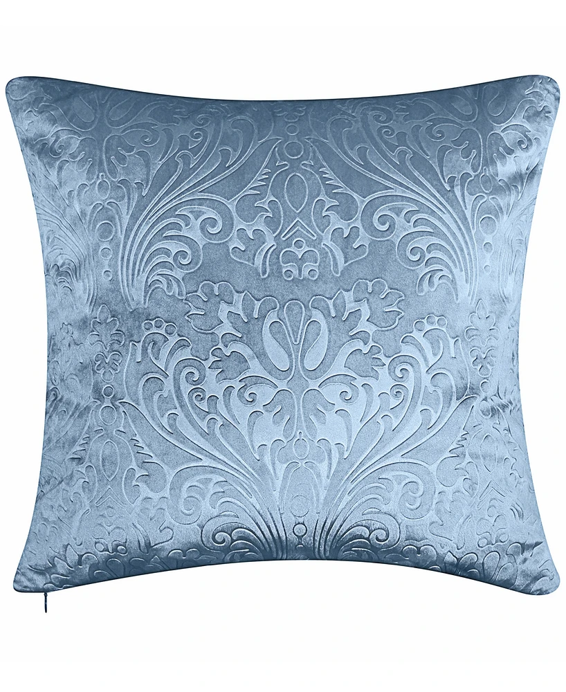 Edie@Home Embossed Velvet Decorative Pillow, 20" x