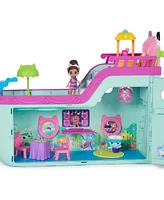 Gabby's Dollhouse, Gabby Cat Friend Ship, Cruise Ship Toy with 2 Toy Figures, Surprise Toys Dollhouse Accessories, Kids Toys for Girls Boys 3 Plus