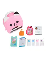 Gabby's Dollhouse, Gabby Girl On-The-Go Travel Set, Pretend Play Travel Toys, Toy Passport, Toy Phone and Compass Charm - Multi