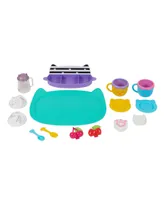 Gabby's Dollhouse, Sprinkle Party Sweet Treat Set, Pretend Play Kitchen Hot Cocoa Party Set with Fruit Sprinkles