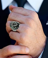Blackjack Men's Abalone Chief Ring in Stainless Steel