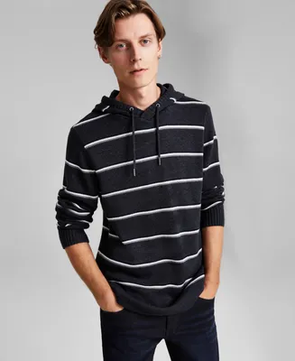 And Now This Men's Regular-Fit Stripe Hooded Sweater, Created for Macy's