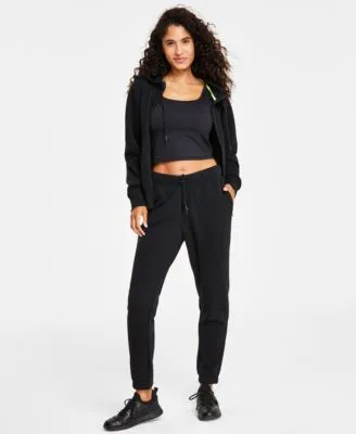 Id Ideology Womens Zippered Hoodie Cropped Tank Top Jogger Pants Created For Macys