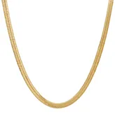 Blackjack Men's Wide Herringbone 20" Chain Necklace Stainless Steel