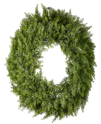 National Tree Company 24" Arborvitae Wreath