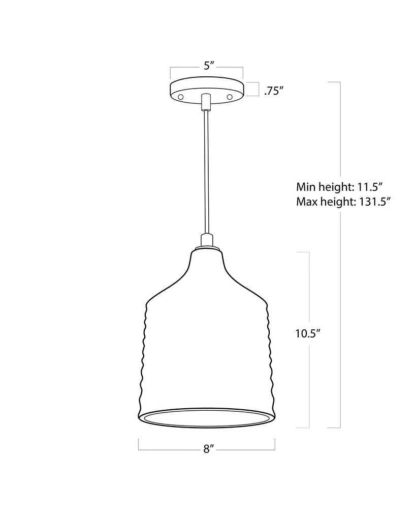 Regina Andrew Ojai Ceramic Pendant Lamp