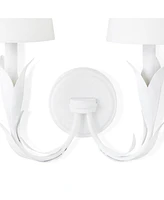 Regina Andrew River Reed Double Sconce Lamp