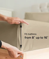 Cgk Unlimited 5 Piece 100% Cotton 400 Thread Count Sheet Set - Split King