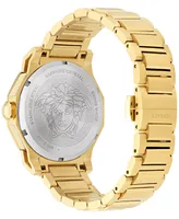 Versace Women's Swiss Medusa Deco Gold Ion Plated Stainless Steel Bracelet Watch 38mm