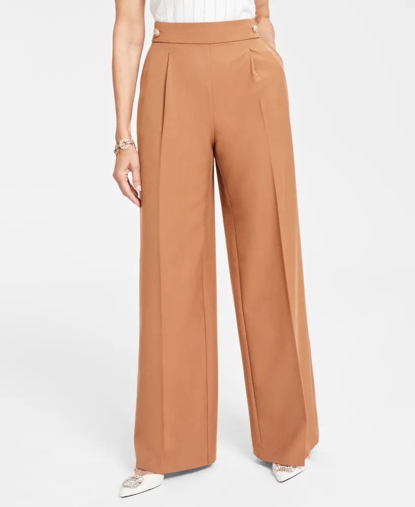 I.N.C. International Concepts Women's High-Rise Wide-Leg Pants