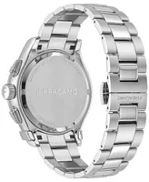 Salvatore Ferragamo Women's Swiss Chronograph 1927 Stainless Steel Bracelet Watch 38mm