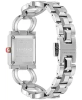 Salvatore Ferragamo Women's Swiss Silver-Tone Bracelet Watch 20mm