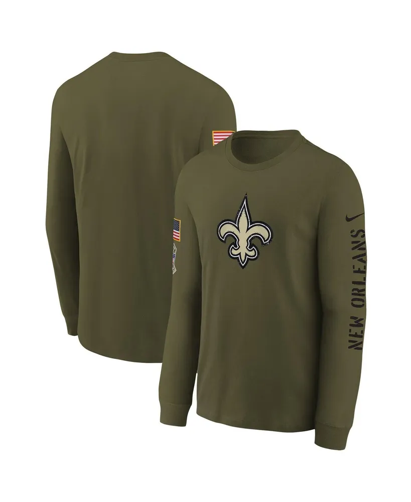 Dallas Cowboys Nike Youth 2022 Salute To Service Team Logo Long Sleeve  T-Shirt - Olive