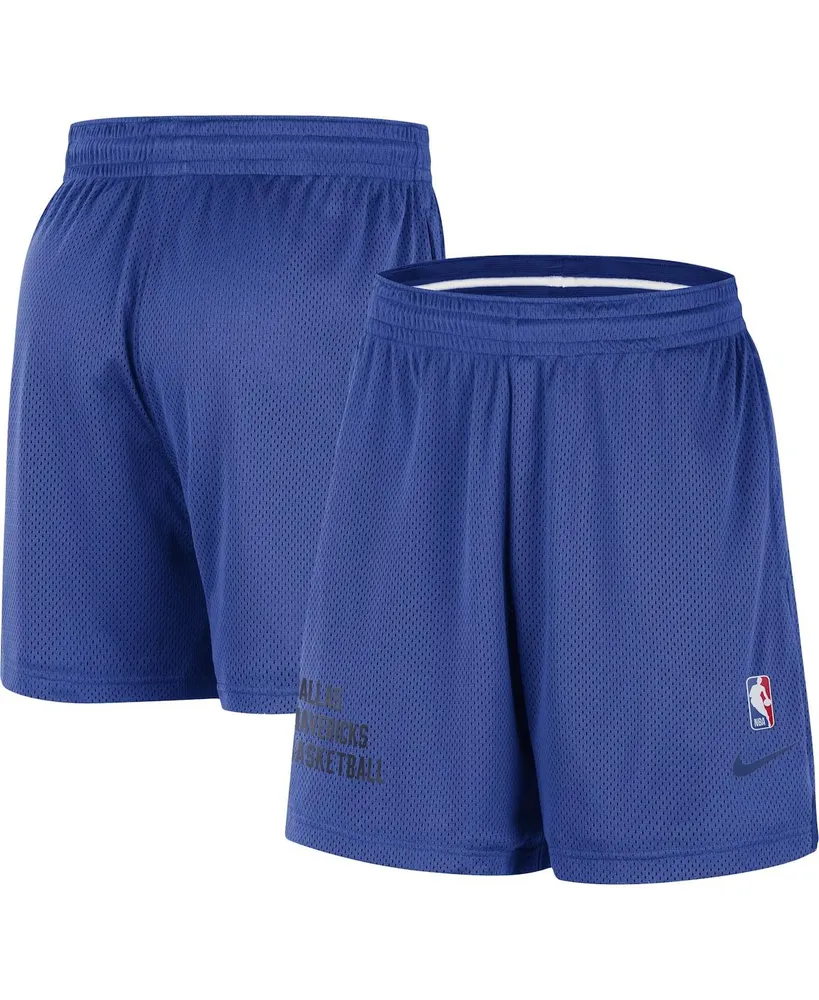 Men's and Women's Nike Blue Dallas Mavericks Warm Up Performance Practice Shorts