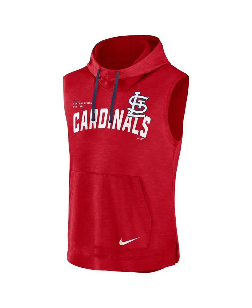 Men's Nike Red St. Louis Cardinals Athletic Sleeveless Hooded T-shirt