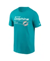 Men's Nike Aqua Miami Dolphins Division Essential T-shirt